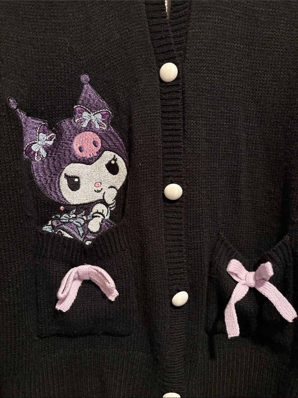 Kuromi Collared Sweater - Picture 2 of 4